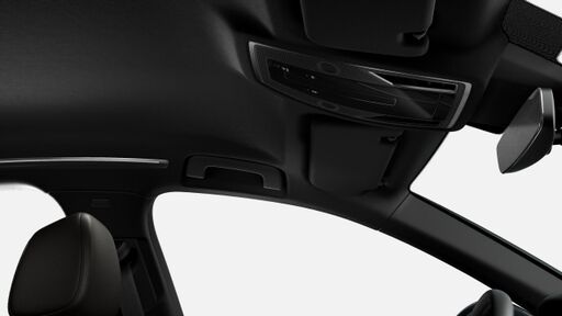 Dachhimmel in Stoff schwarz