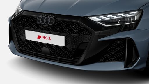 RS-Exterieurumfänge in Schwarz glänzend
