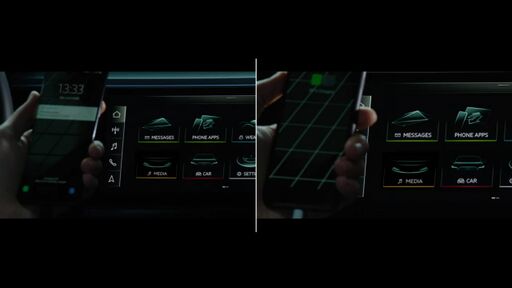 Audi smartphone interface