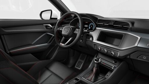 Farbnähte in Rot Audi Sport