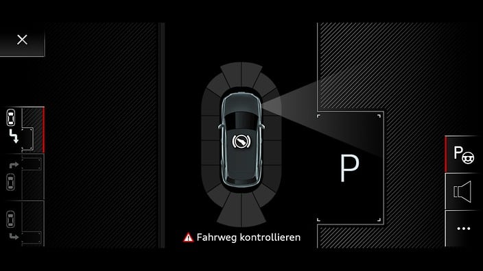 Parkassistent bei Assistenzpaket