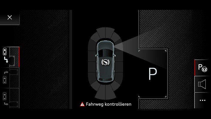 Parkassistent bei Assistenzpaket