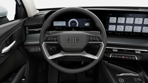 Doppelspeichen-Lederlenkrad mit