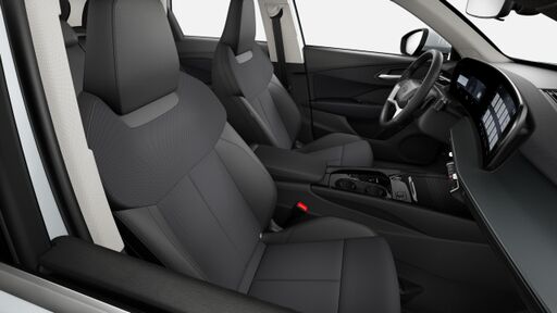 Interieur mit Sportsitzen, Stoff schwarz