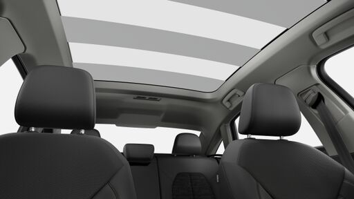 Panorama-Glasdach mit schaltbarer