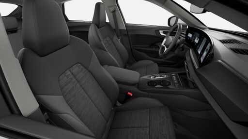 Interieur mit Sportsitzen Stoff schwarz