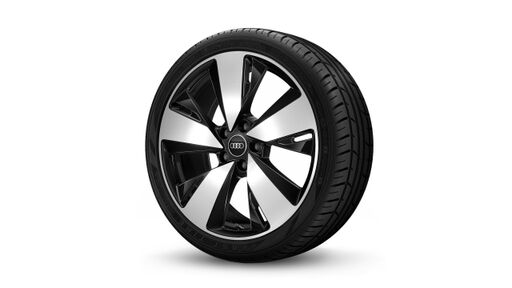 Räder 19" 5-Arm-Aero schwarz, 8Jx19