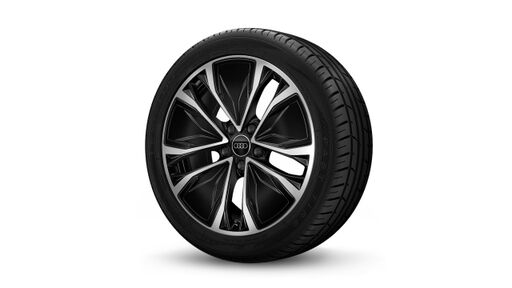 Räder 18" 5-Arm-Aero schwarz, 8Jx18