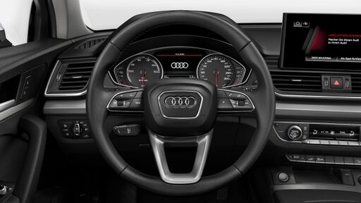 Lederlenkrad im 3-Speichen-Design