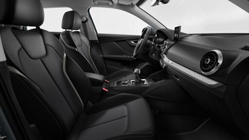 Stoff Index mit Sportsitze schwarz