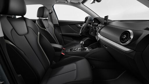 Stoff Index mit Sportsitze schwarz