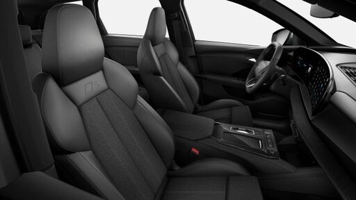 S line Interieur mit Sportsitzen schwarz