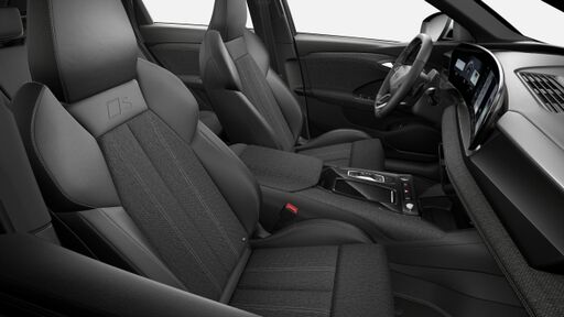S line Interieur mit Sportsitzen schwarz