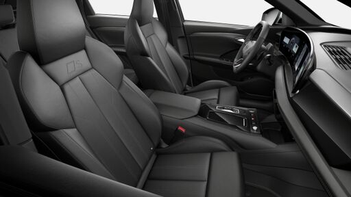S line Interieur mit Sportsitzen schwarz