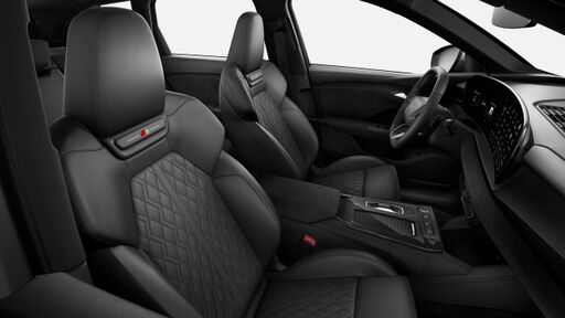 Interieur S mit Sportsitzen plus schwarz