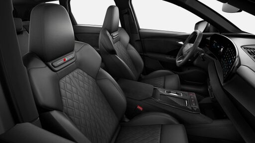 Interieur S mit Sportsitzen plus schwarz