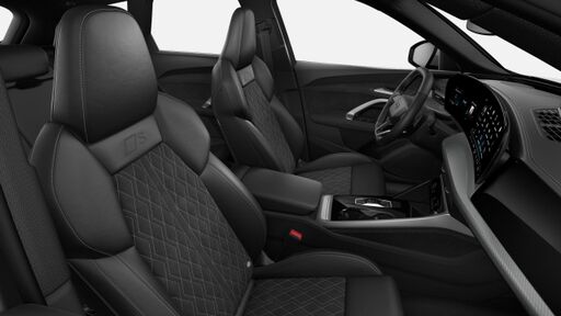 Interieur S mit Sportsitzen schwarz