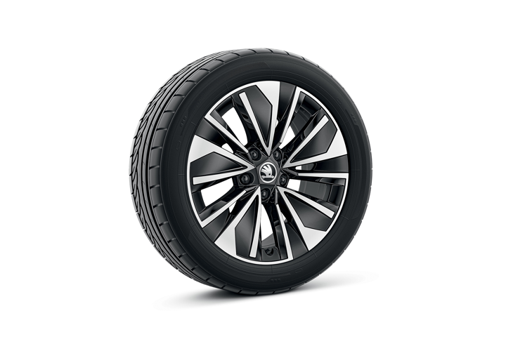 LM-Felgen 17" Alrakis Aero schwarz/silb.