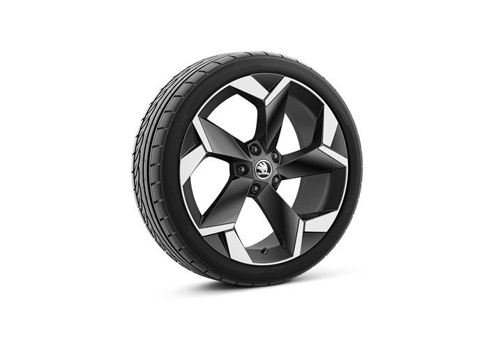 LM-Felgen 19" Torcular schwarz/silber