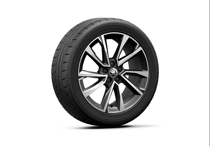 LM-Felgen 17" - Procyon schwarz/silber