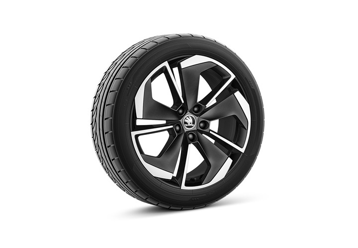 LM-Felgen 18" Comet schwarz/silber