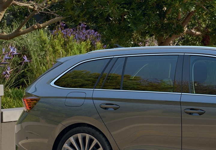 Scheiben geräuschd. vo. - hinten abged.