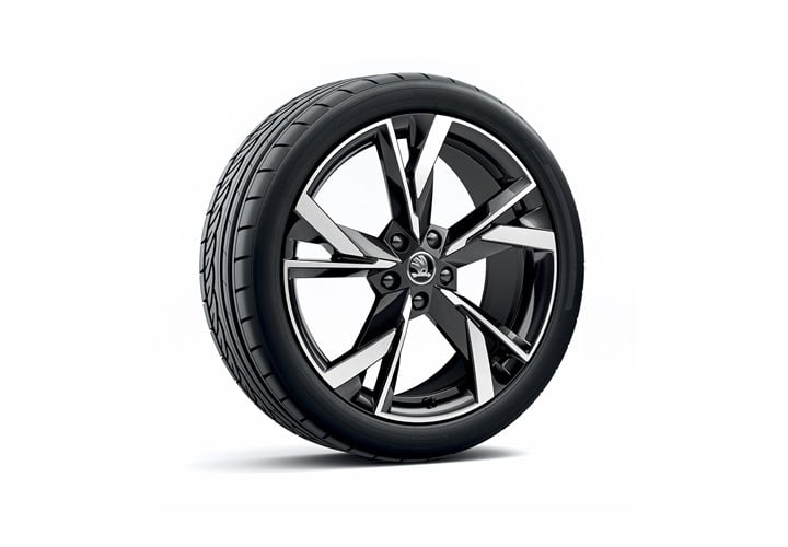 LM-Felgen 19" Draconis schwarz/silber