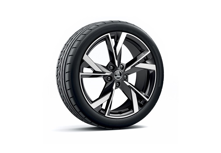 LM-Felgen 19" Draconis schwarz/silber