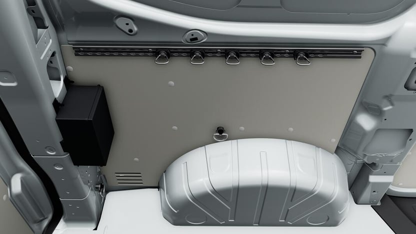 Airlineschienen halbhoch