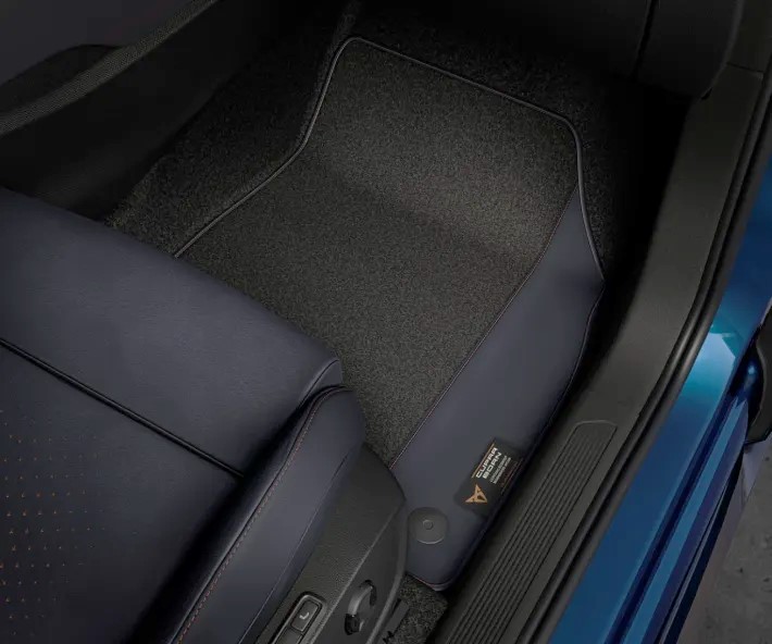 Fußmatten Textil Garnitur BLAU