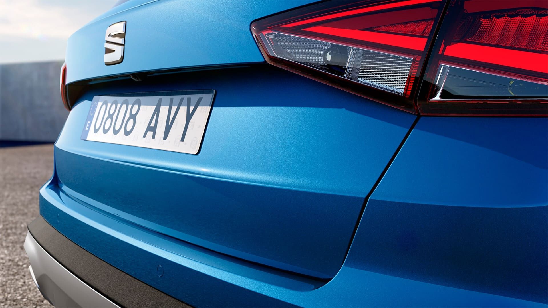 Entfall Modellschriftzug am Heck