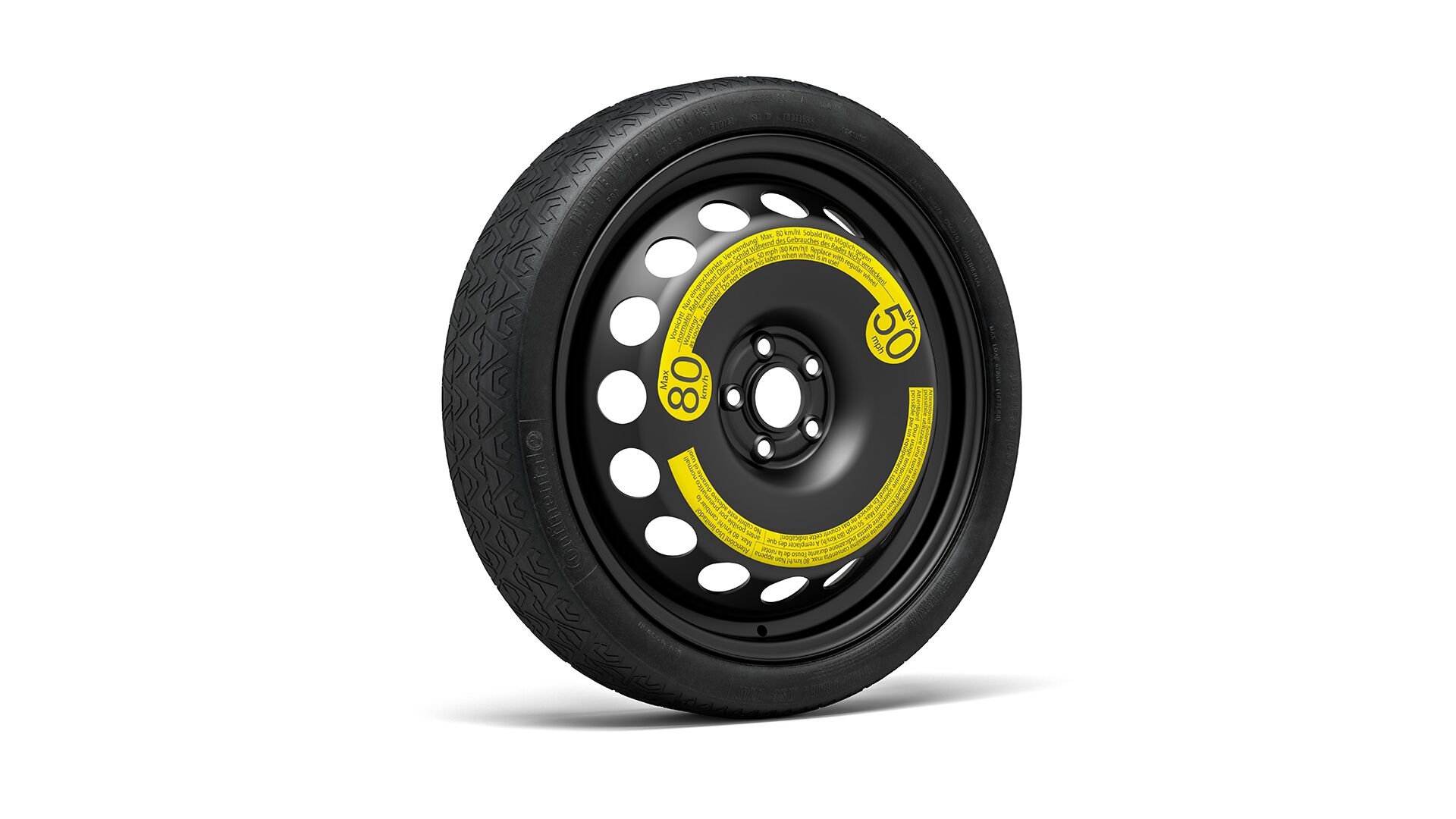 Reserverad platzsparend (Notrad)