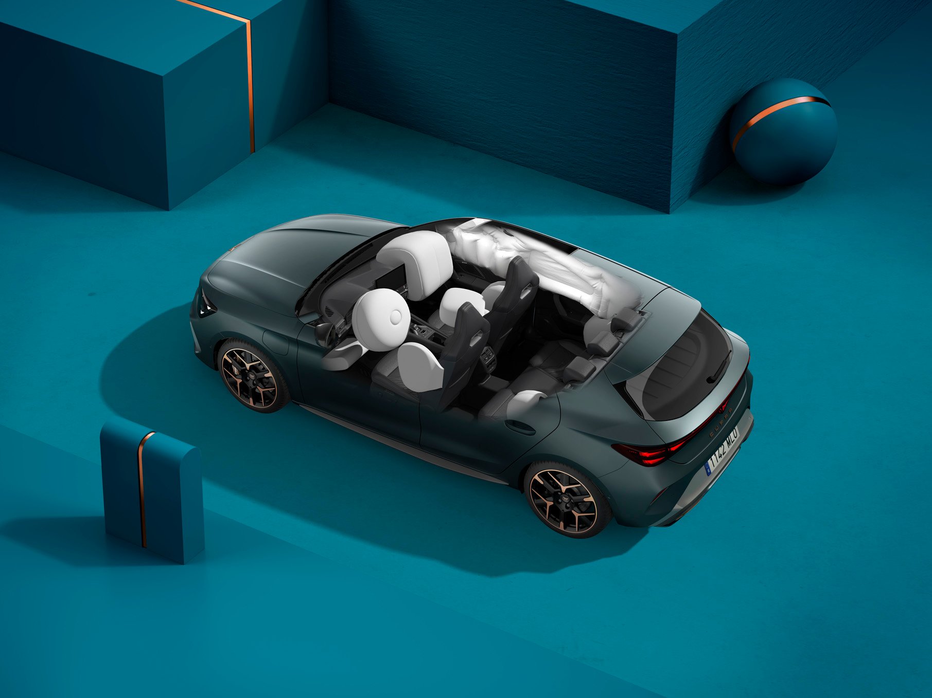 Seitenairbag hinten + Knieairbag Fahrer