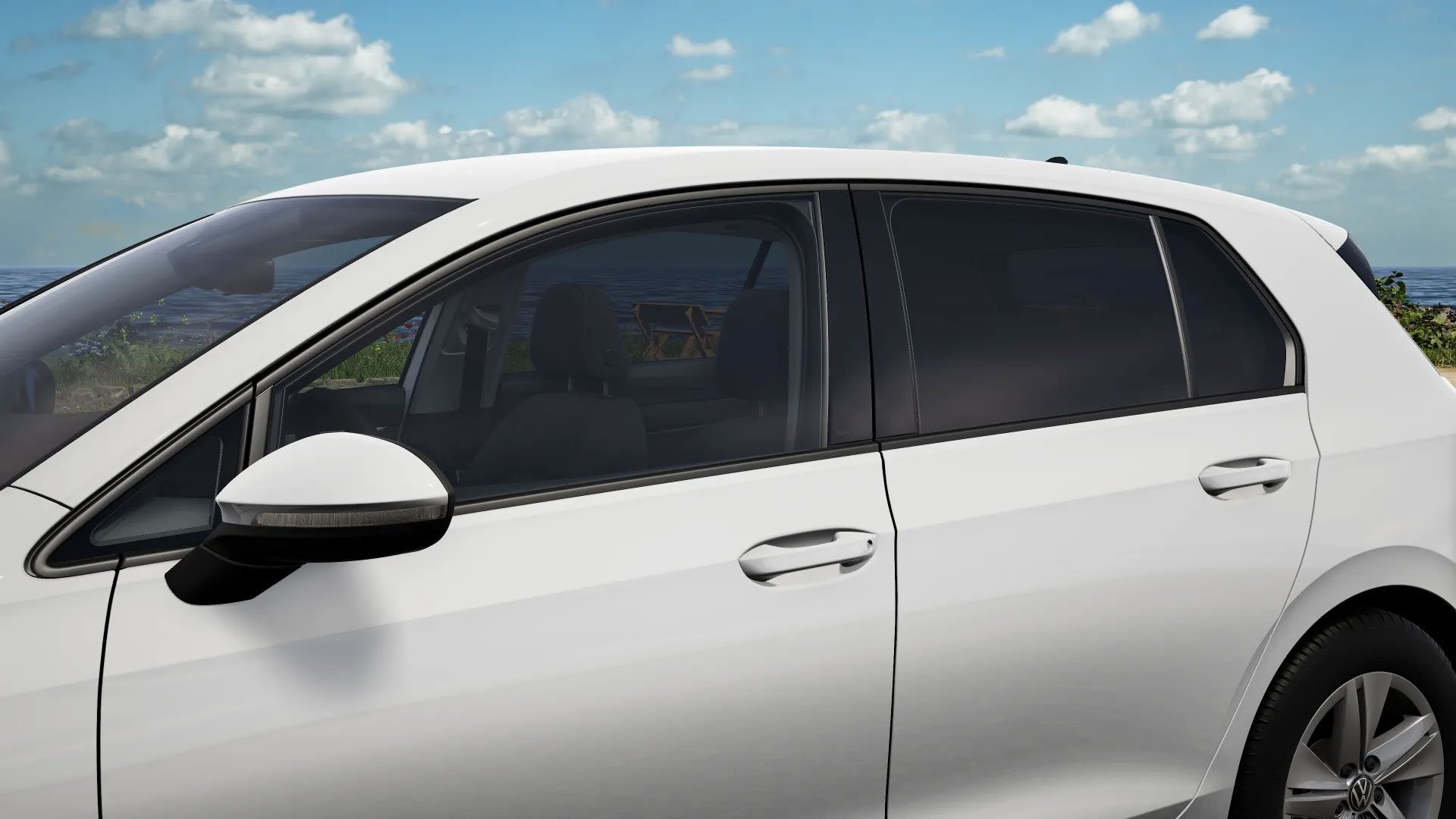 Seitenscheiben hinten und