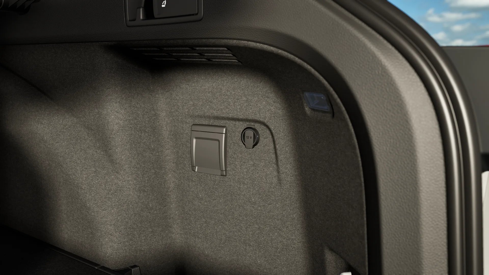 Steckdose 230 V im Gepäckraum