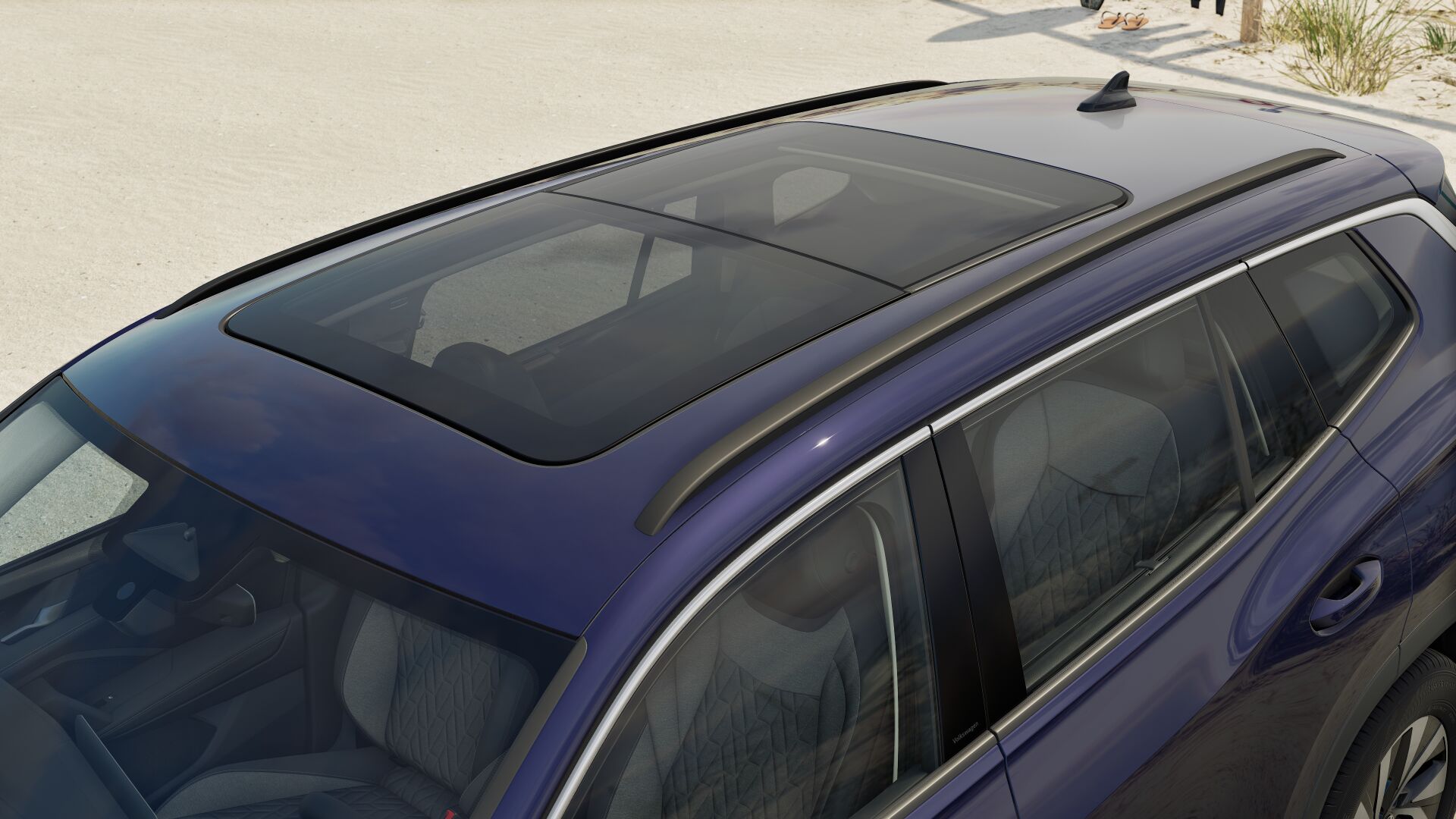 Panorama-Ausstell-/Schiebedach mit