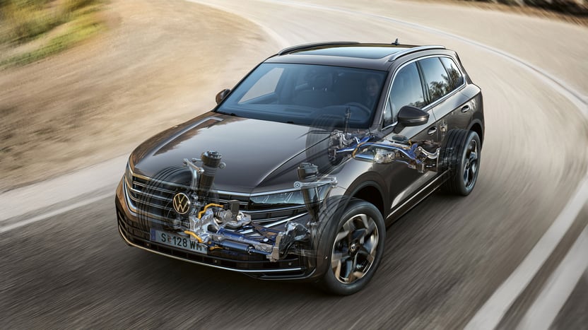 Luftfahrwerk und Allradlenkung