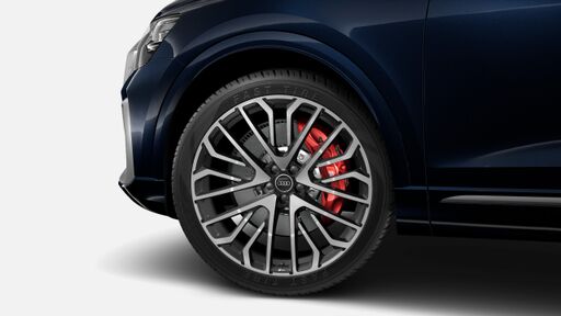 Спирачни апарати, лакирани в червено