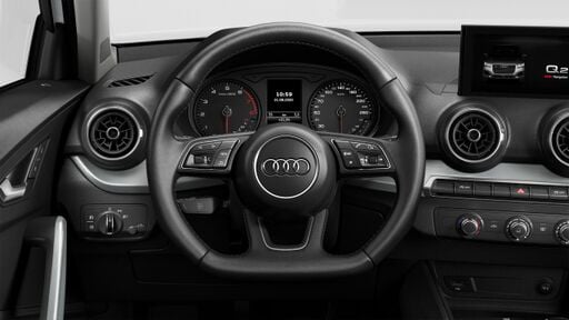 Мултифункционален, спортен, кожен волан