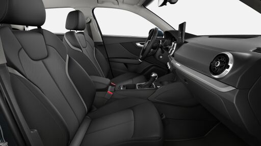 Interior with sport seats in Black
