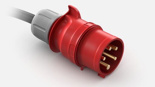 Индустриален накрайник CEE 32 A, 400V,