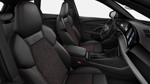 Салон Audi Sport, черен с контрастни