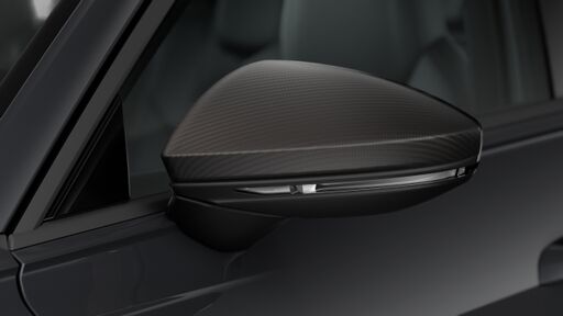 Kryty vnějších zpětných zrcátek v matném