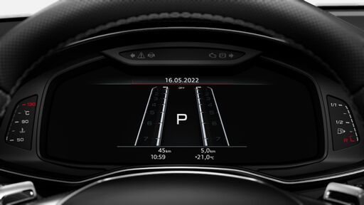 Audi virtual cockpit plus s dalším RS