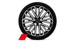 22" litá kola Audi Sport - vícepaprskový