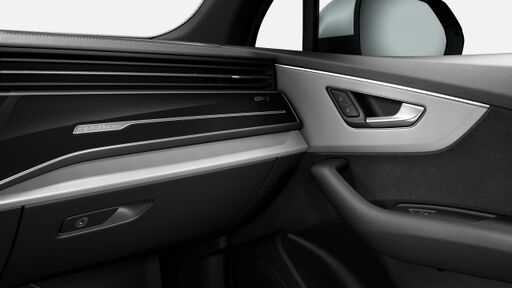 Dekorace z matného kartáčovaného hliníku