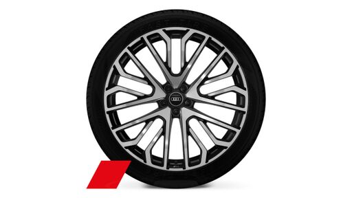 23" litá kola Audi Sport, více paprskový
