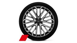 23" litá kola Audi Sport, více paprskový