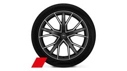 22" litá kola Audi Sport, 5 hvězdicových