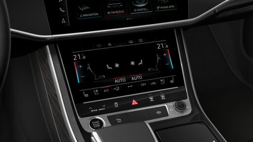 Vyhřívání loketních opěrek vpředu